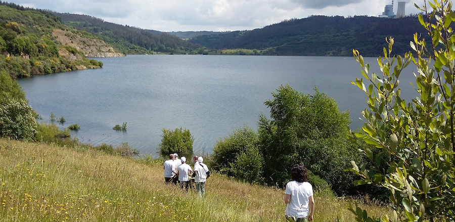 Lago de Meirama Minería sostenible de Galicia