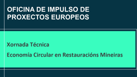 Jornada tecnica economia circular en restauraciones mineras