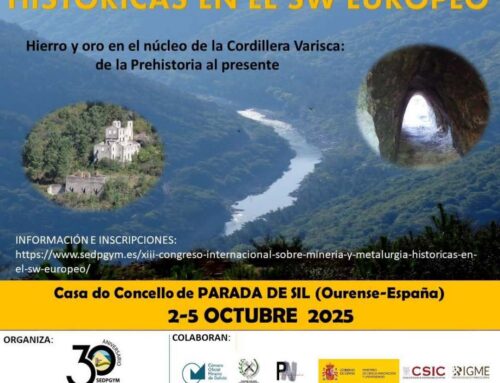 La Cámara Oficial Mineira de Galicia estará presente en el XIII Congreso Internacional sobre Minería y Metalurgia Históricas