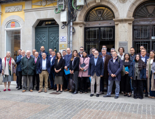 La COMG culmina la celebración de su Centenario con una placa conmemorativa en su primera sede de A Coruña