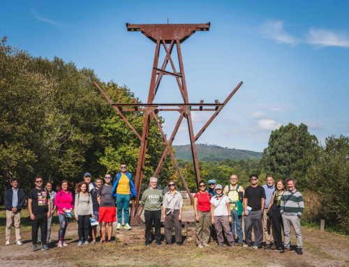 Valga acoge una ruta organizada por la COMG para divulgar el patrimonio minero de Mina Mercedes y Porto Piñeiro